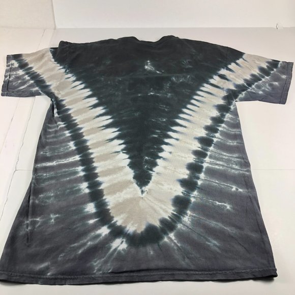 Liquid Blue Lynyrd Skynyrd Shirt Men's Large Grey Trashed Southern Rock Tie Dye - Picture 7 of 10